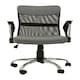 image 3 of Interiors by Premier Fenix Grey Home Office Chair With Chrome Arms