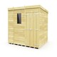 image 1 of 9 x 8 Feet Pent Shed - Double Door With Windows - Wood - L231 x W276 x H201 cm Brown