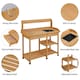 image 4 of Yaheetech Potting Bench Outdoor Garden Work Bench
