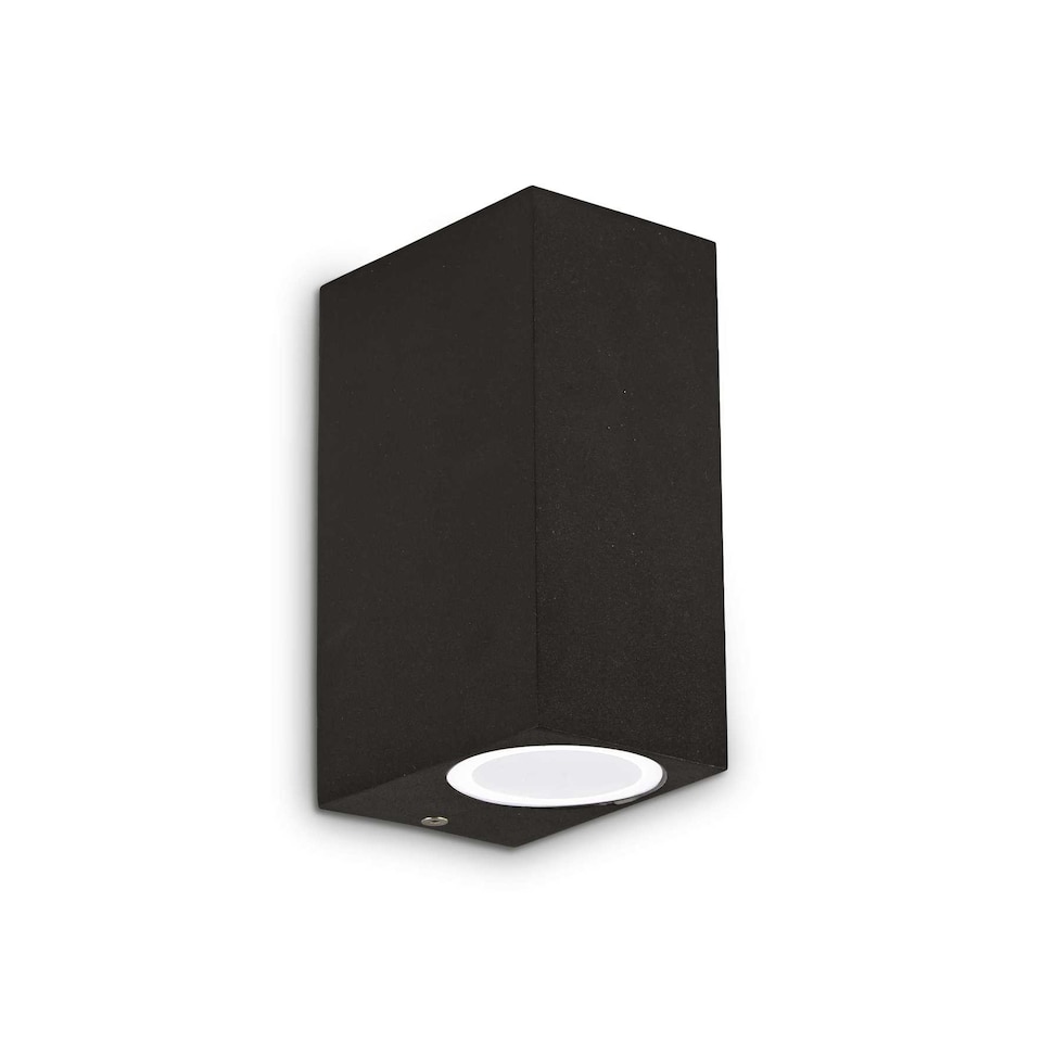 image 1 of Up 2 Light Outdoor Up Down Wall Light Black IP44, G9