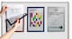 image 5 of Durable DURAFRAME Magnetic Document Signage Frame for Metal | 5 Pack | A4 Yellow | Yellow