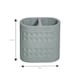 image 5 of Maison Soft Green Shimmer Bathroom Accessory Set - Soap Dispenser & Toothbrush Holder | Green | Green | 1