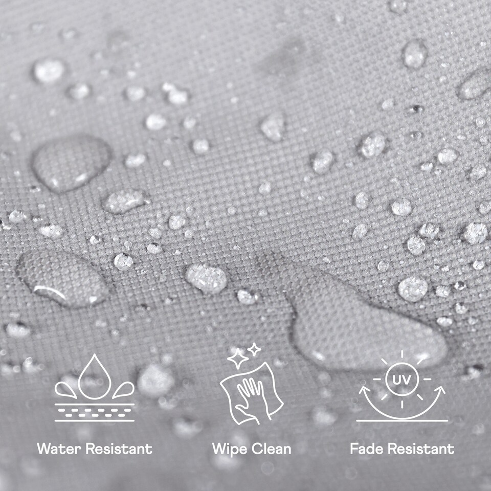 image 1 of Adult Classic Beanbag Outdoor Waterproof Bean bags Ready Filled - Grey | Grey | Grey | 1