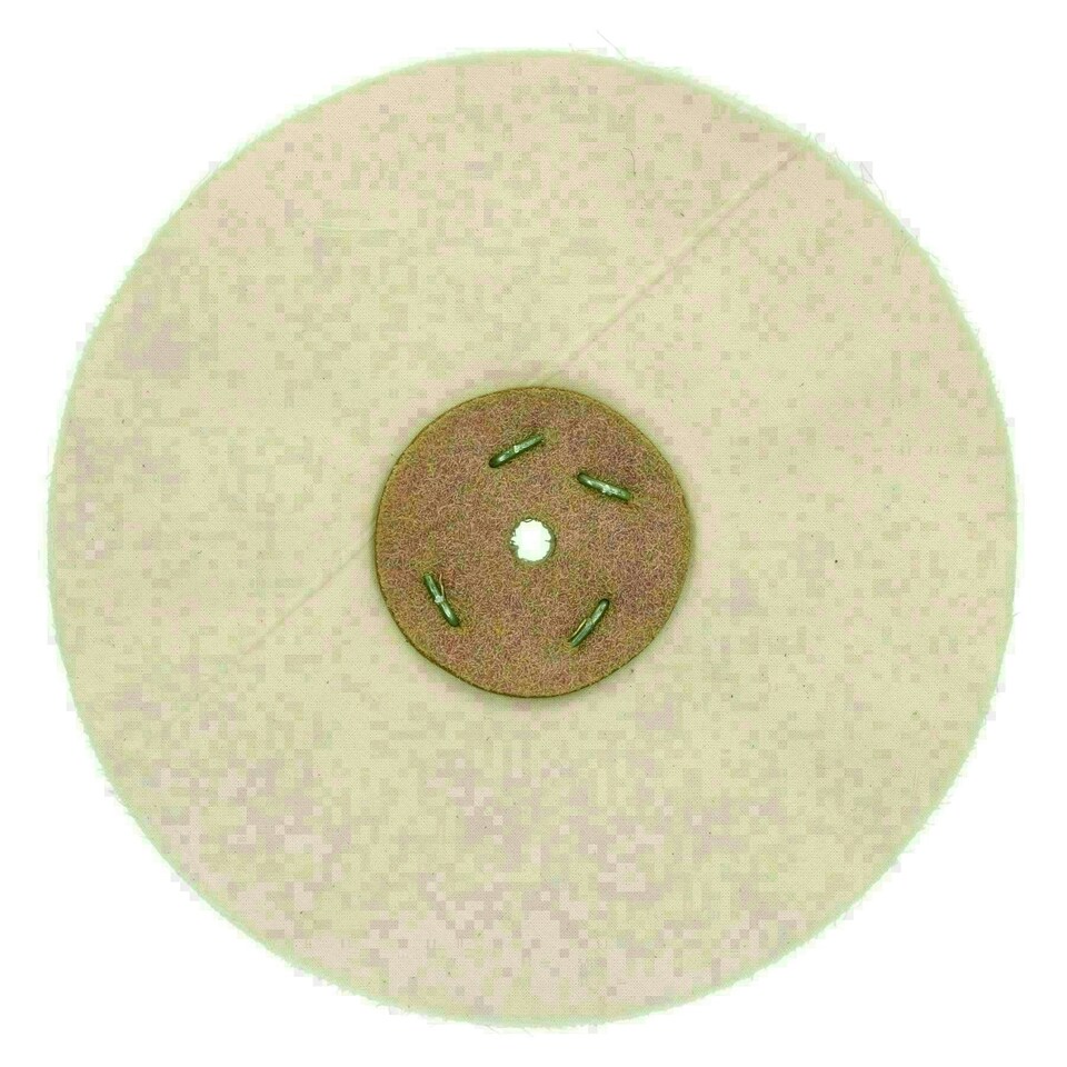 image 1 of G Loose Unstitched Floppy Final Polishing Mop 8" x 0.5" 1 section 3rd Stage