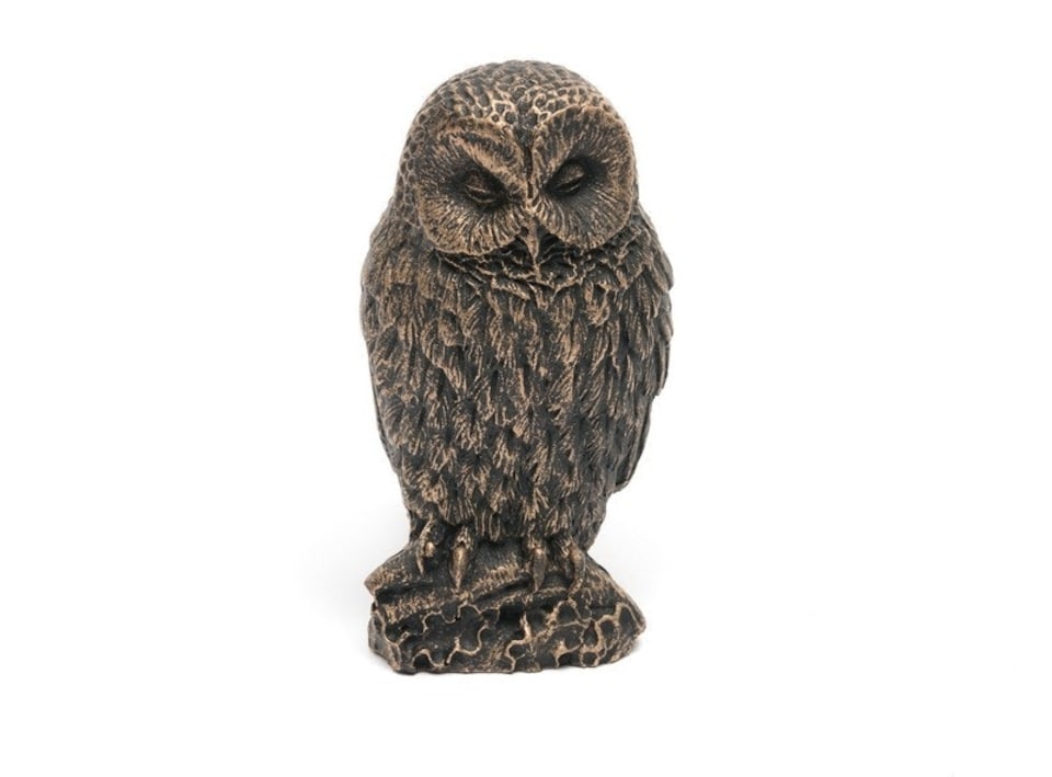 image 1 of Tawny Owl Plant Pot Feet - Set of 3 - L8 x W4.5 x H9.5 cm | Grey