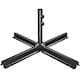 image 1 of Parasol Base Umbrella Patio Garden Heavy Duty Metal Stand Holder Cross Frame
