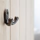 image 5 of Hammer & Tongs Double Coat Hook - W50mm x H35mm - Black | Black | Black | One Size