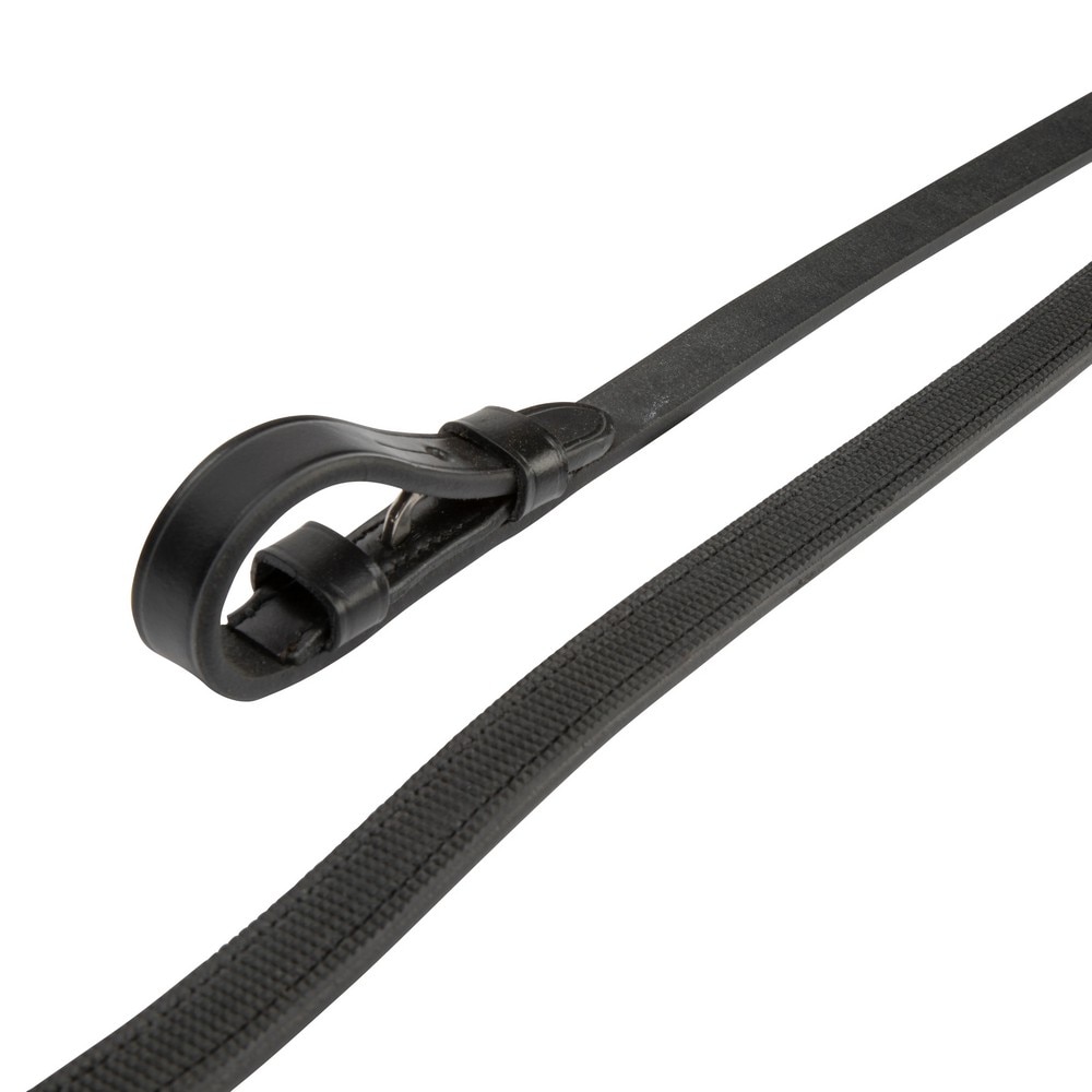 Velociti Lusso Elite Leather Horse Dressage Bridle Black Black 54in x 0.6in 1
