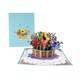 image 1 of Sunshine & Petals Vibrant Floral Pop-Up Greeting Card