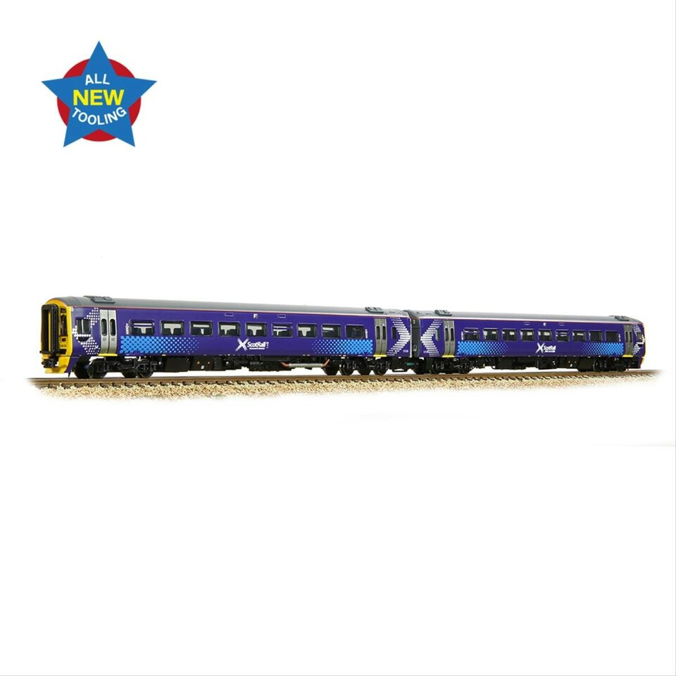 image 1 of Graham Farish Class 158 729 2 Car DMU Scotrail Saltire