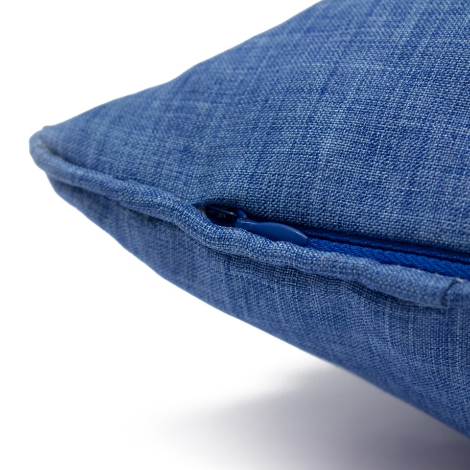 image 1 of Riva Home Twilight Woven Cushion, Denim, 45 x 45cm