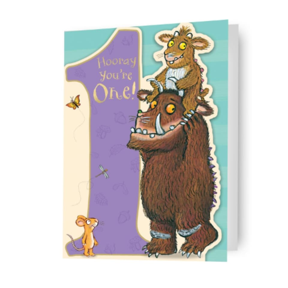 image 1 of The Gruffalo Age 1 Birthday Card