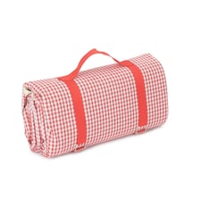 Red and White Gingham Picnic Blanket | Red | Red