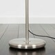 image 2 of ValueLights Modern Brushed Chrome Adjustable Reading Craft Floor Lamp