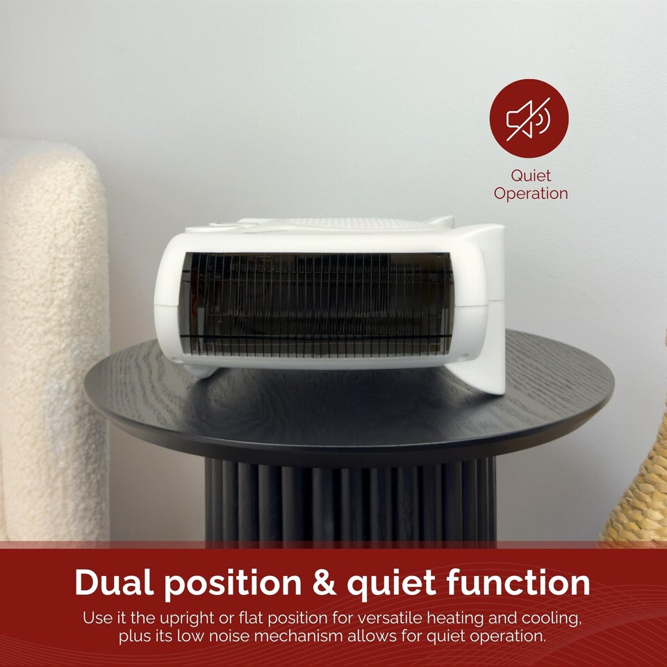 image 1 of Rediffusion Portable Dual Position Fan Heater