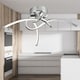 image 7 of Twist - Chrome LED Flush Ceiling Light | Chrome | 1