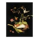 image 1 of Stylised Still Life with Bird Audsley Vintage Wall Art Poster Print 12X16"