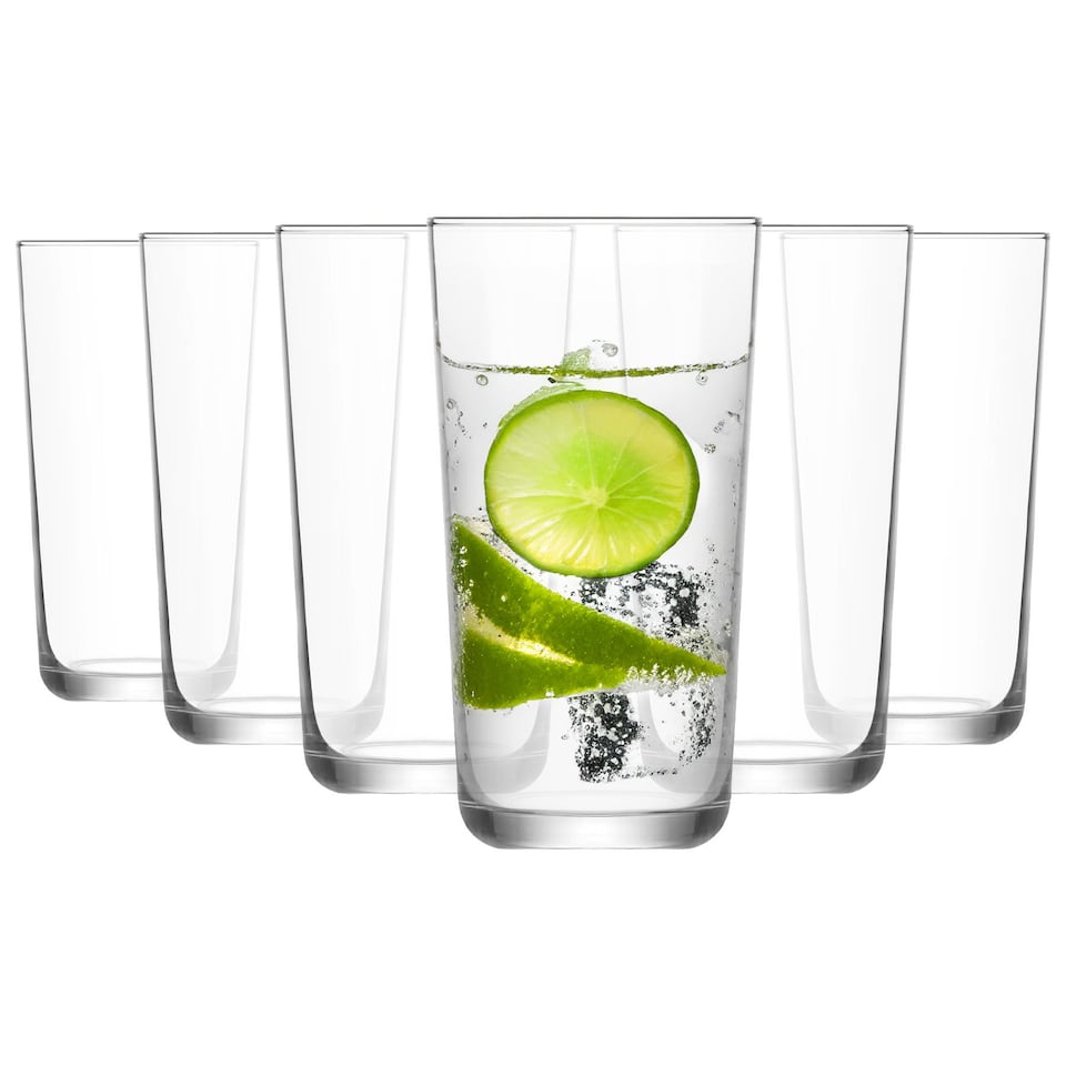 image 1 of LAV Assos Highball Glasses - 490ml - Pack of 6