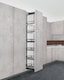image 2 of FittingsCo, IVIRO Pull Out Larder Unit, 6 Solid Base Baskets, Telescopic Height 1920 2250mm, Suits 300mm Cabinets