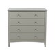 image 4 of Como 4 Drawer Chest of Drawers - Shaker Style Bedroom Storage Cabinet with Compact Design | Grey | Grey | 1