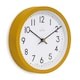 image 3 of Acctim Elstow Small Kitchen Wall Clock Quartz Retro Style 20cm Yellow | Mustard