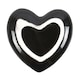 image 2 of Something Different Skeleton Couple Trinket Dish - Black/White/Gold - One Size