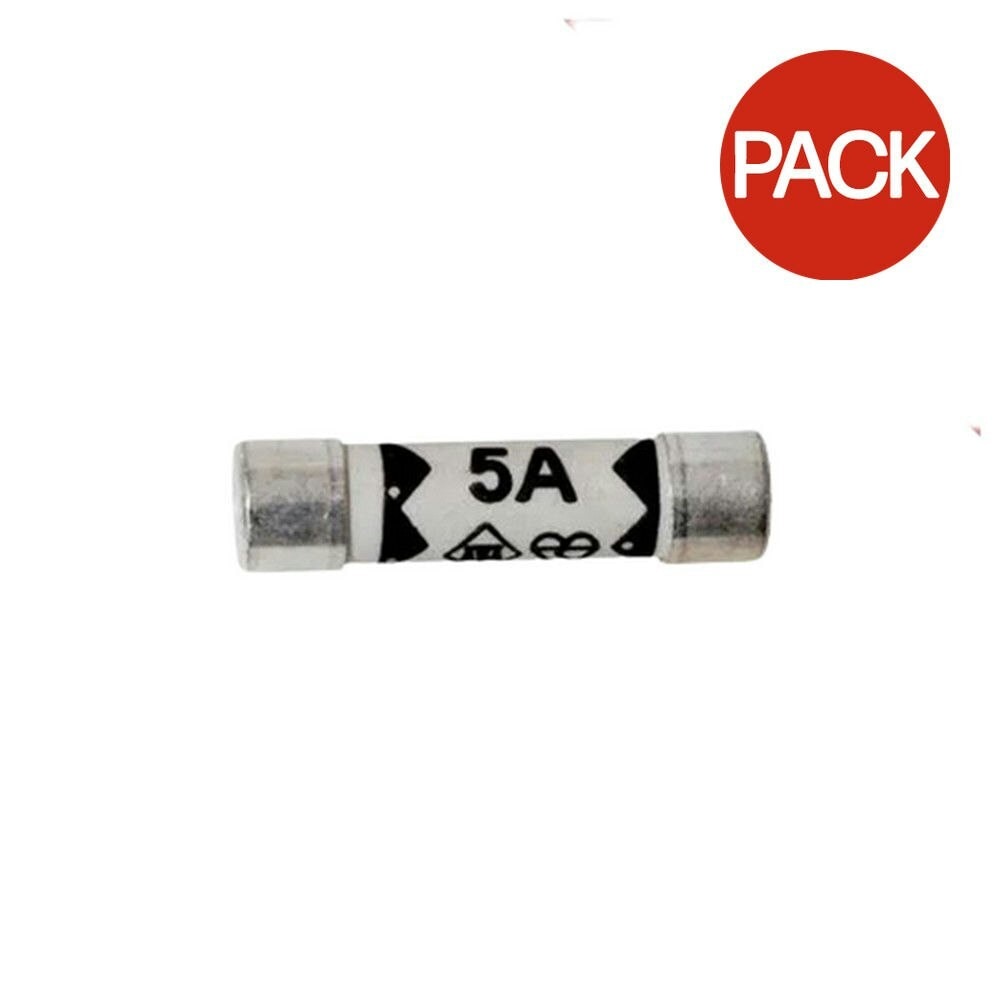 Securpak 5A Fuses (Pack of 3) - Silver - One Size