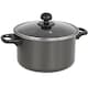 image 2 of Gr8 Home Dove Grey 7 Pcs Non Stick Cookware Set Cooking Pot Frying Pan Saucepan With Lids