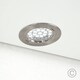 image 3 of ValueLights Downlight Brushed Chrome Fixed Light Integrated Warm White Bulbs
