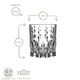 image 3 of RCR Crystal 6 Piece Marilyn Whisky Glasses Set - 337ml Clear