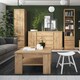 image 3 of Fribo 1 Door 5 Drawer Cabinet in Oak