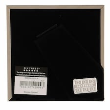 Sixtrees Square Edge 4x4" Photo Picture Frame N/A | One Size