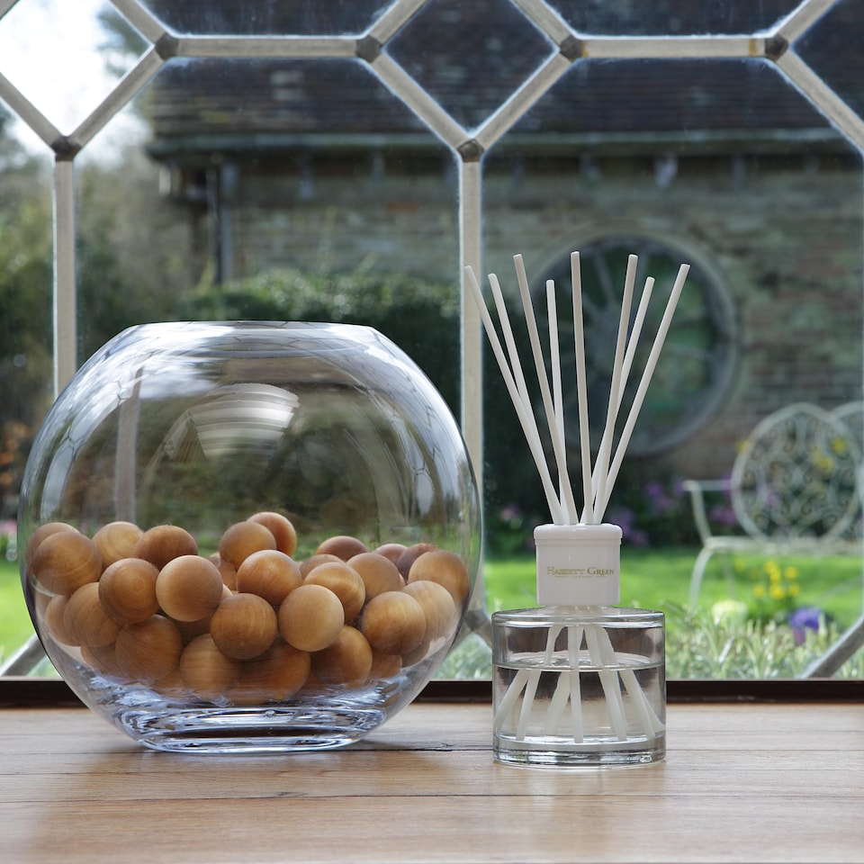 image 1 of Hassett Green London - Natural Cotton - Scented Wooden Balls Pack of 100 - Alternative to Pot Pourri, Diffusers, Sachets and Drawer Liners