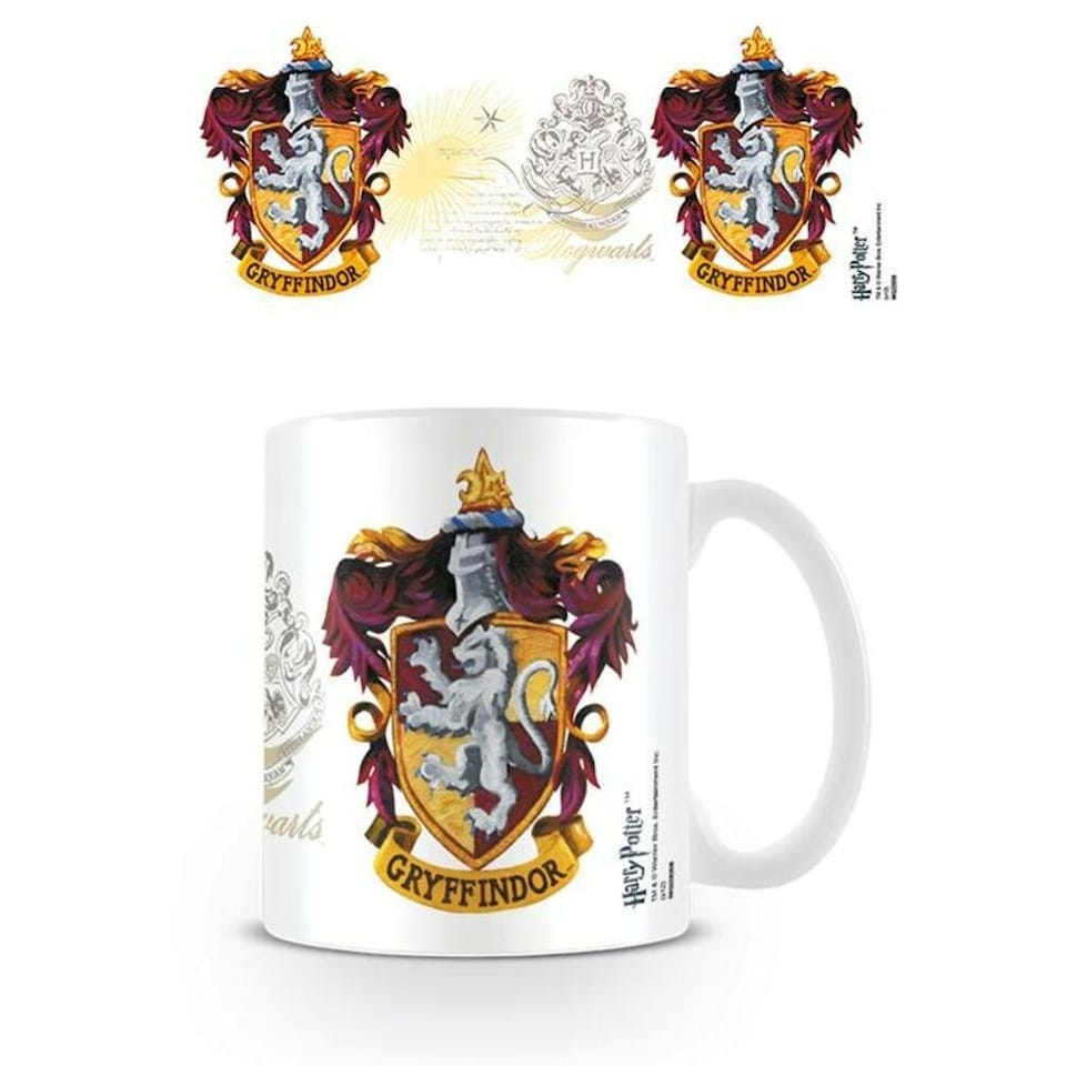 image 1 of Harry Potter Gryffindor Mug - White/Burgundy/Gold - One Size