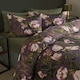 image 3 of OHS Floral Print Reversible Duvet Cover and Pillowcase Bedding Set, King - Mauve