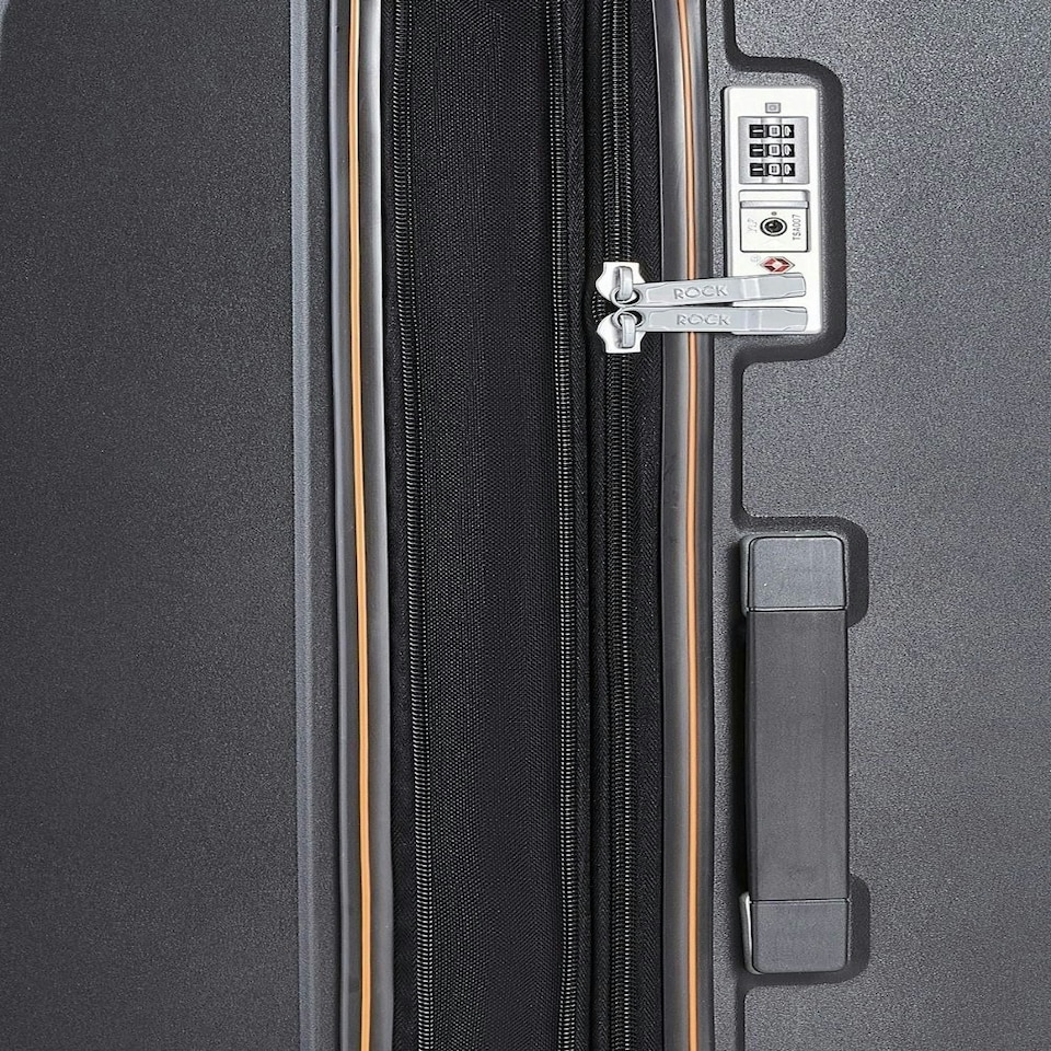 image 1 of Rock Sunwave Medium Suitcase Charcoal