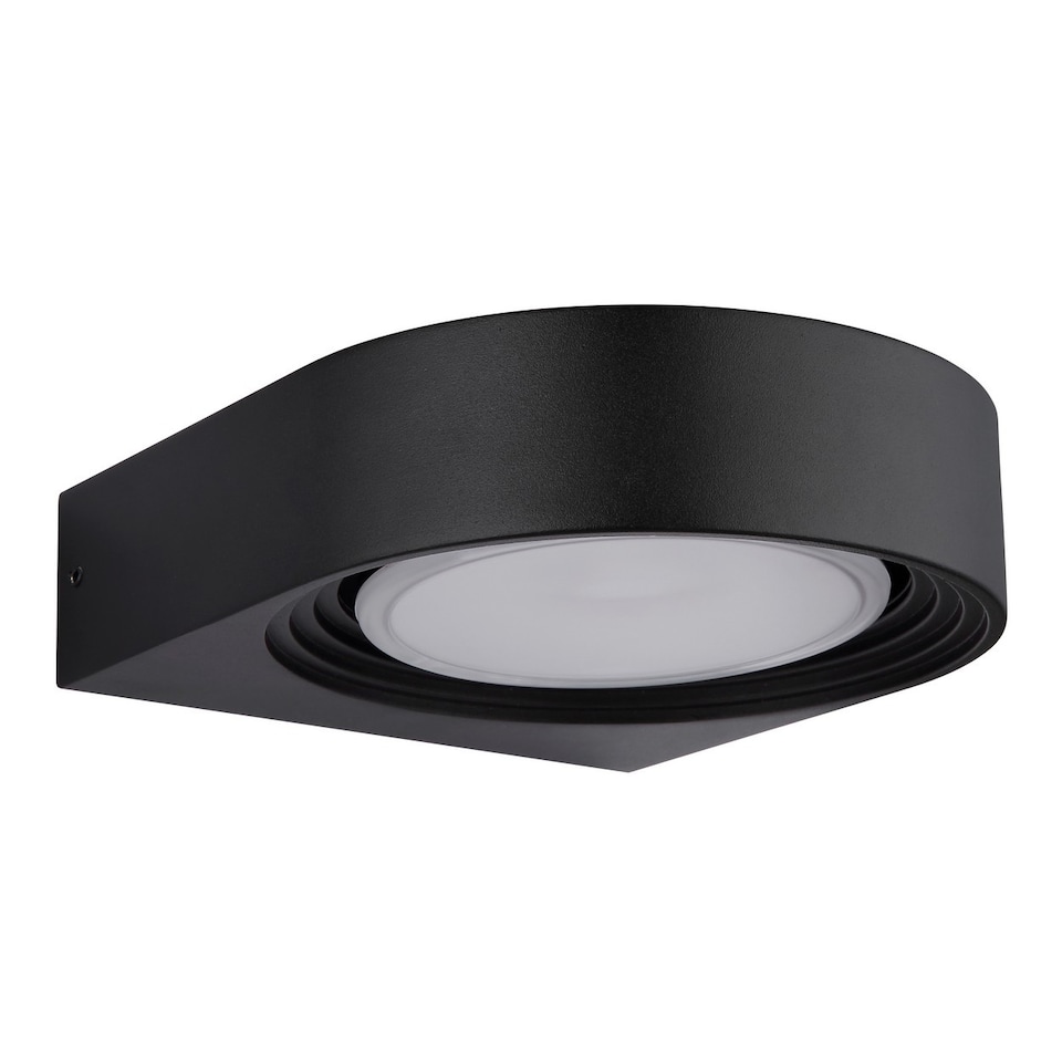 image 1 of Oko Outdoor Wall Down Lamp Matt Black IP44 LED 3000K