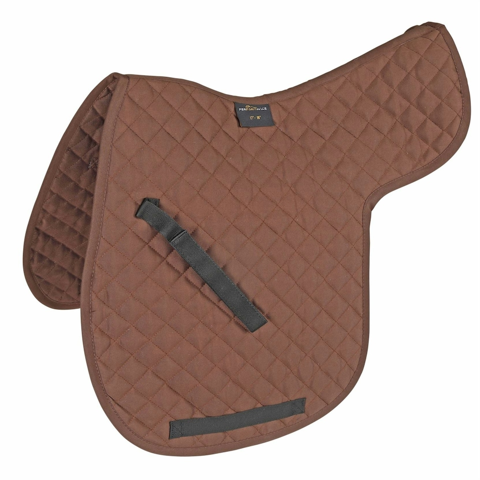 image 1 of Shires Wessex Numnah Small Pony Brown | Size: Small Pony
Colour: Brown