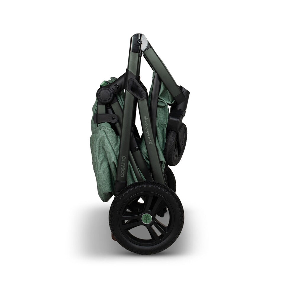 image 1 of Cosatto Wow 3 Pram and Pushchair Carrycot and Reversible Seat, All Terrain Travel System