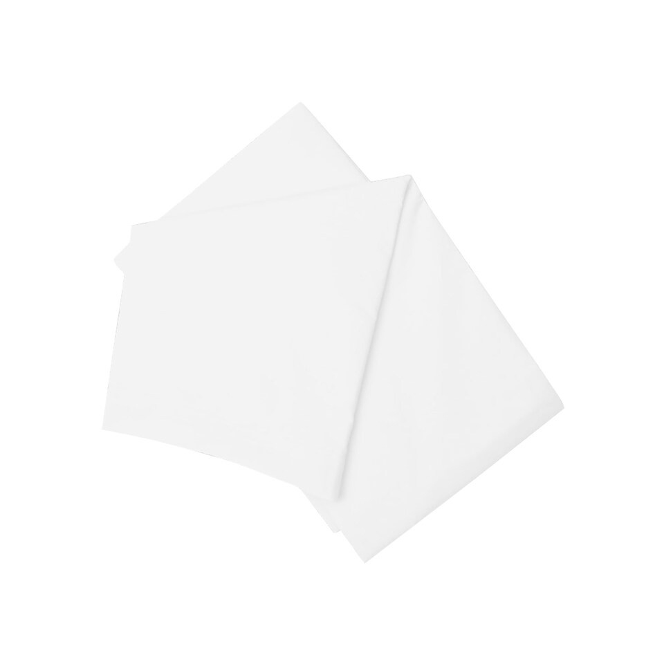image 1 of Belledorm Brushed Cotton Fitted Sheet - White - Double