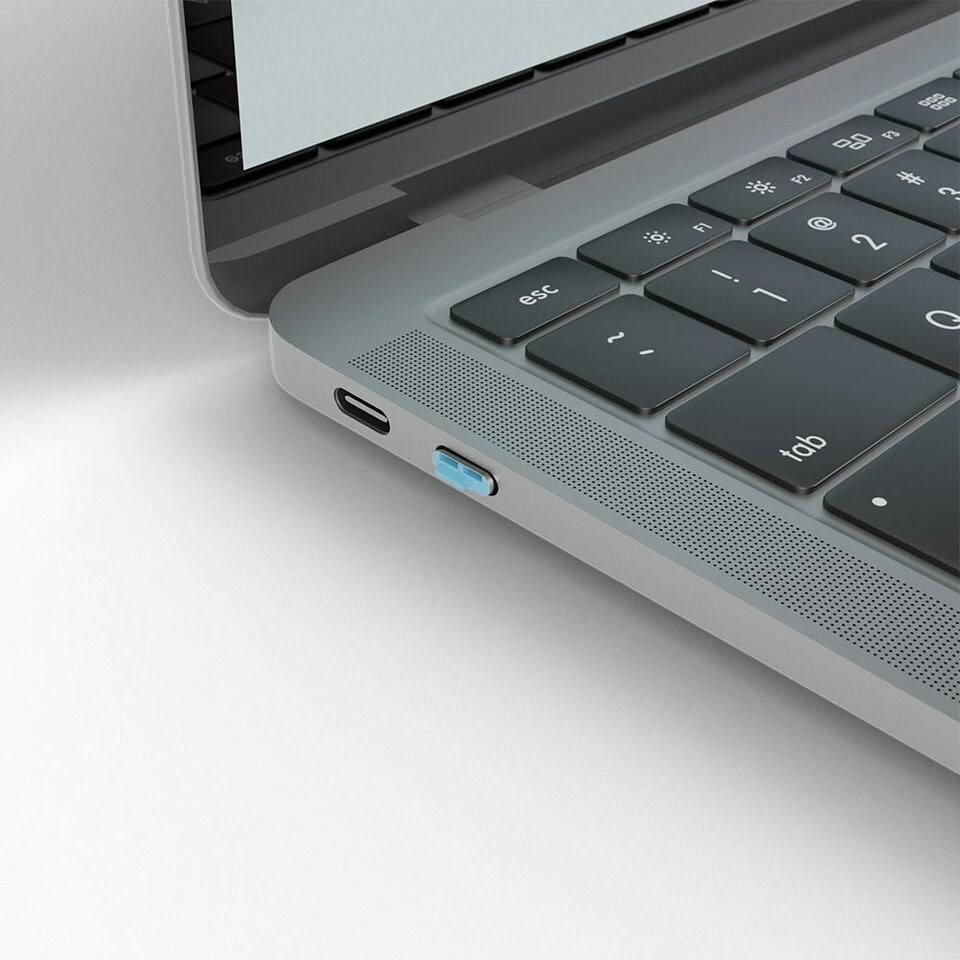 image 1 of USB-C Port Blocker Extra Lock Pack, Blue (10x Locks)