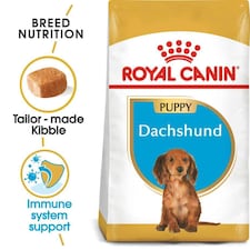 Royal Canin Dachshund Puppy Dry Dog Food - 4 x 1.5 kg (6 kg) | Multi | 4 x 1.5kg | Quail, Dandelion | 4