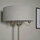 image 2 of ValueLights Rocha 3 Way Chrome Brushed Floor Lamp