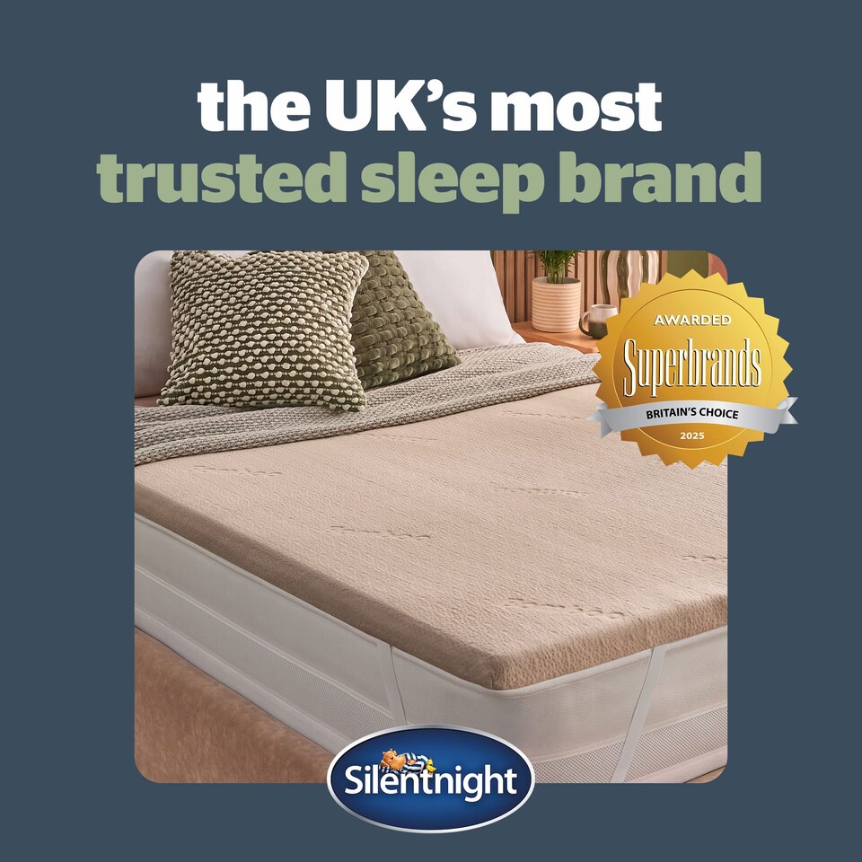 image 1 of Silentnight Bamboo Mattress Topper