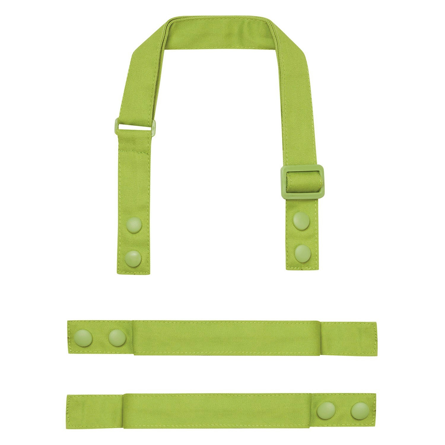 Premier Swap & Pop Customizable Apron Straps - Lime Green - One Size Green