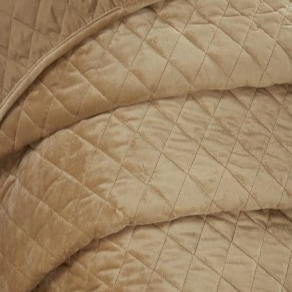 image 1 of Banbury Bedspread Ochre Yellow | Yellow