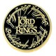 image 1 of The Lord Of The Rings Logo Badge - Black/Gold - One Size