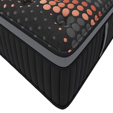 Arthur Sleep Copper Arthur 2000 Hybrid Memory Mattress - Medium Firm - Extra Deep - King | Black | King