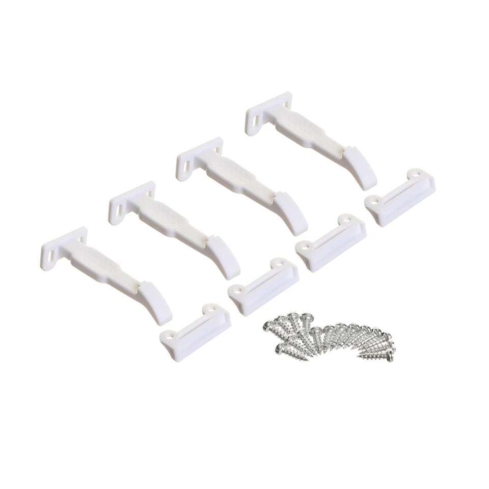 image 1 of Dreambaby Secure Catches - Drawer & Cupboard Catches 4 Pack