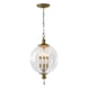 image 1 of Argento 3 Light Ceiling Pendant Oxidized Silver Leaf, E14